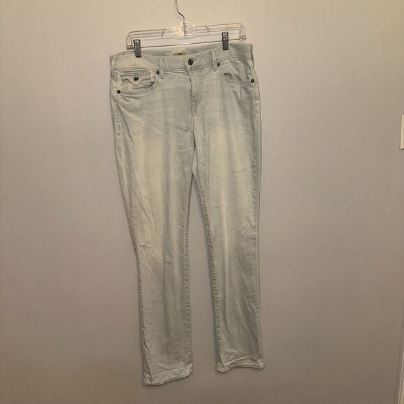 True Religion Light Blue Jeans Cora Mid Rise Straight Size 30 Women’s - Picture 2 of 14